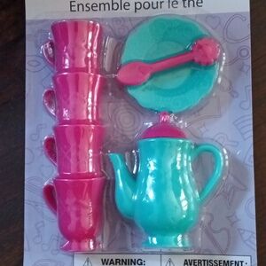 NWT Childrens Montessori Learning food make believe Tea Party Cups Plates